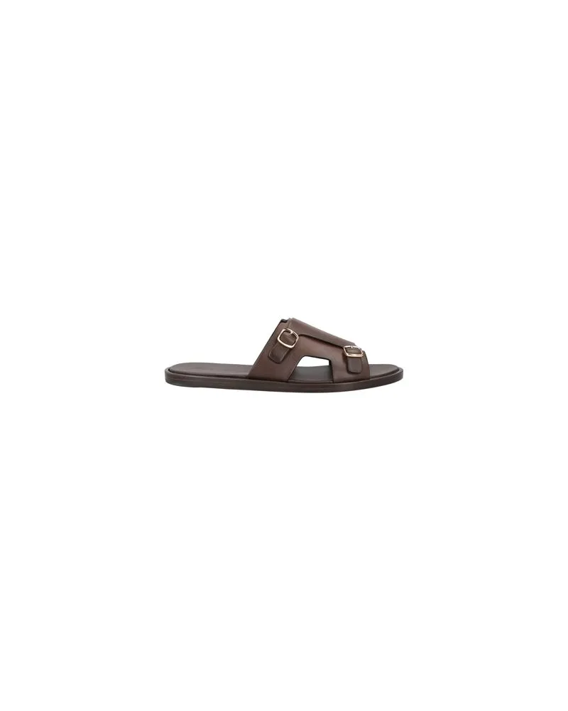 Santoni SCHUHE - Sandalenauf YOOX.COM Dunkelbraun
