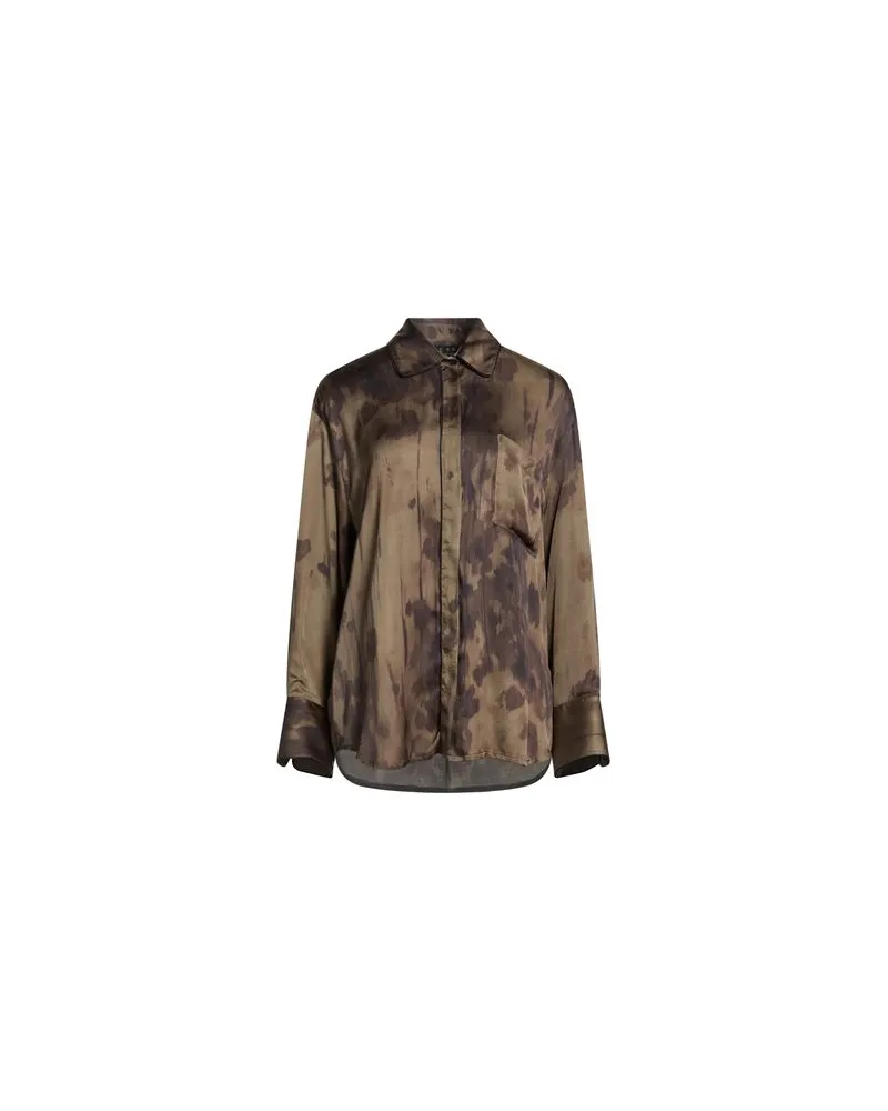 Icona By Kaos TOPS - Hemdenauf YOOX.COM Militärgrün