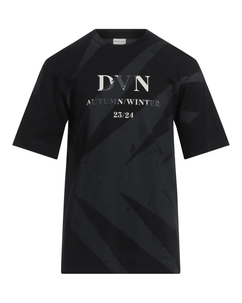 Dries van Noten T-shirts Schwarz