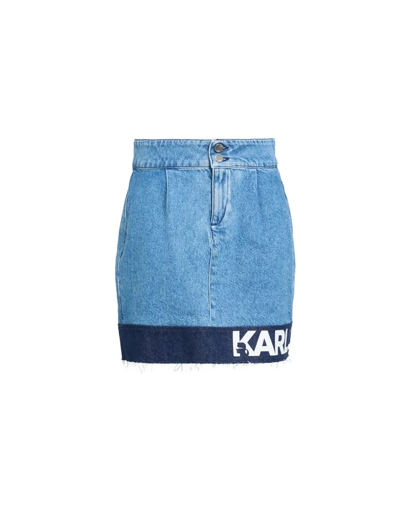 Karl Lagerfeld HOSEN & RÖCKE - Jeansröckeauf YOOX.COM Blau