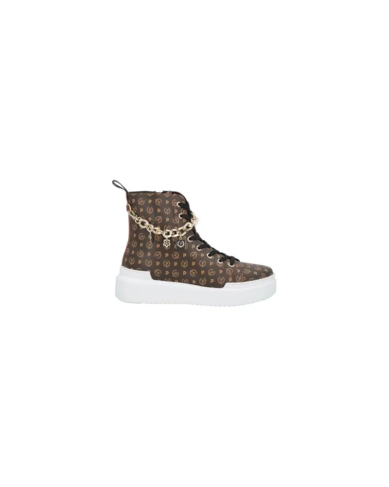 Pollini SCHUHE - Sneakersauf YOOX.COM Schokobraun