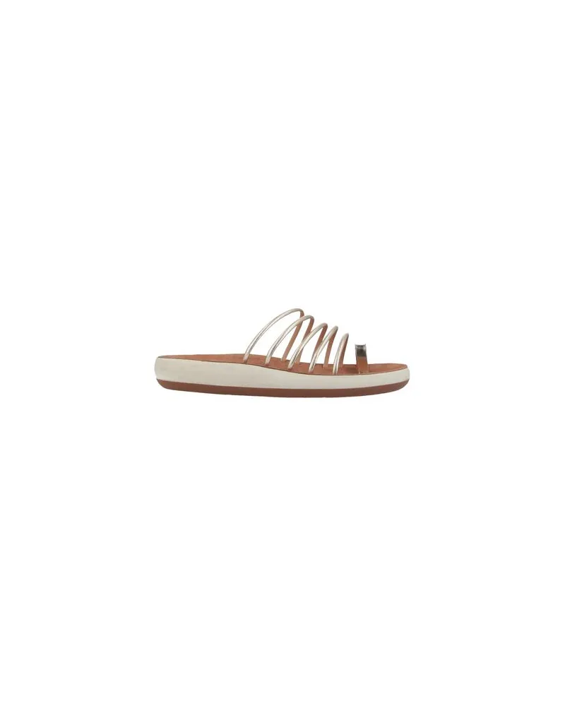 Ancient Greek Sandals SCHUHE - Zehentrennerauf YOOX.COM Platin