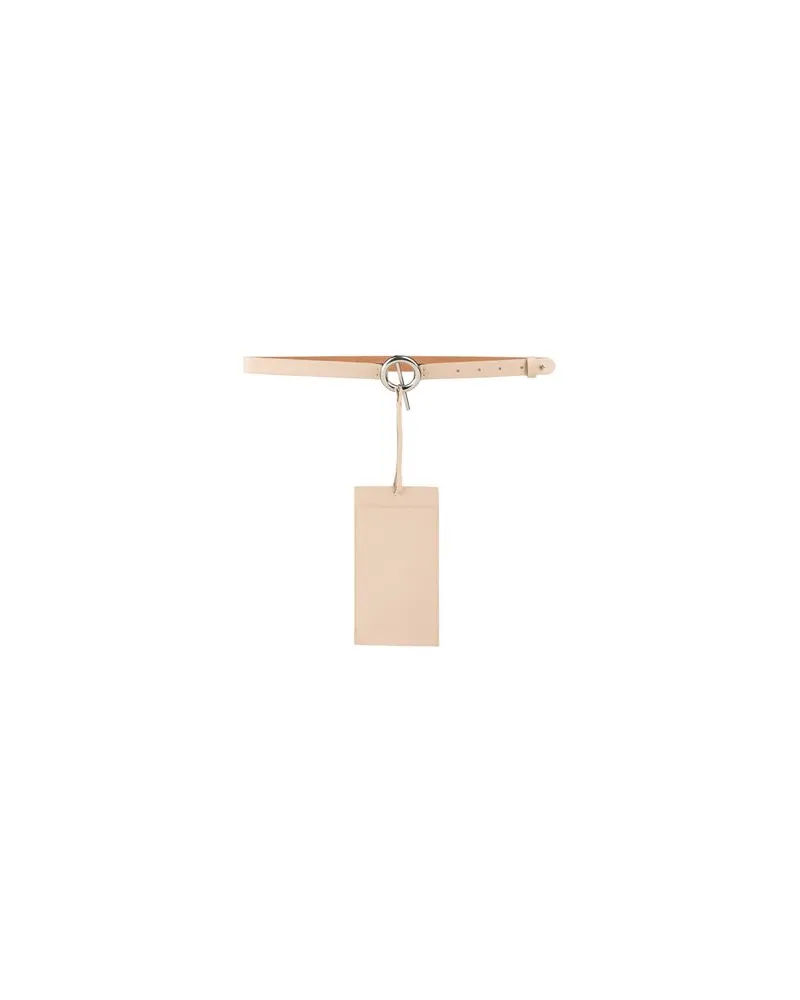 Erika Cavallini Kleinlederwaren - Gürtelauf YOOX.COM Beige
