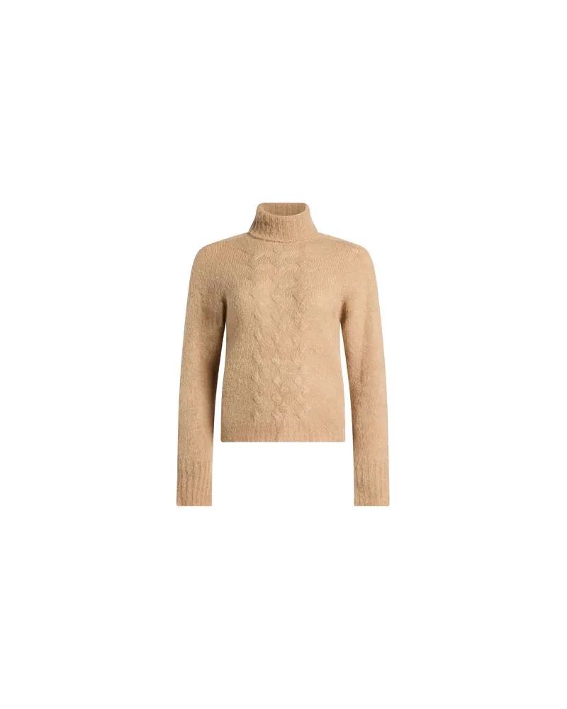 Kaos STRICKWAREN - Rollkragenpulloverauf YOOX.COM Kamel