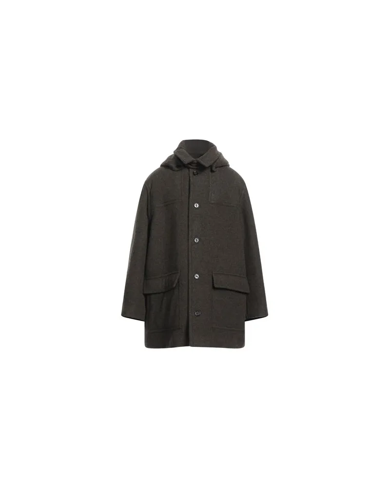 Burberry JACKEN & MÄNTEL - Mäntelauf YOOX.COM Dunkelgrün