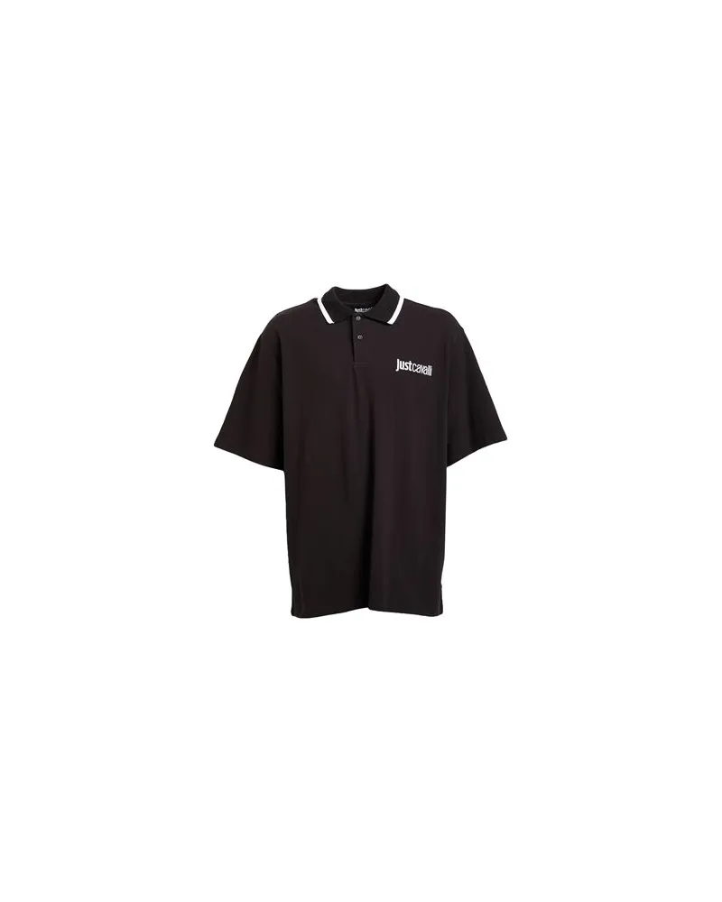 Just Cavalli TOPS - Poloshirtsauf YOOX.COM Schwarz