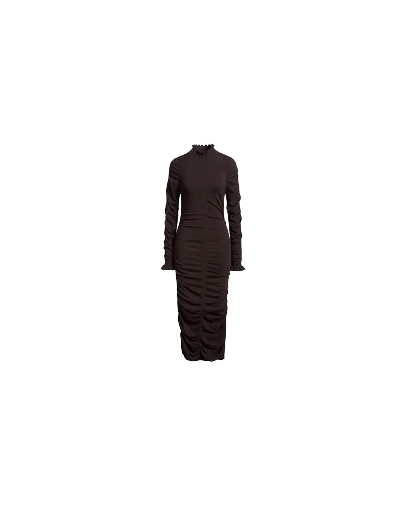 Twin-Set KLEIDER - Maxi-Kleiderauf YOOX.COM Dunkelbraun