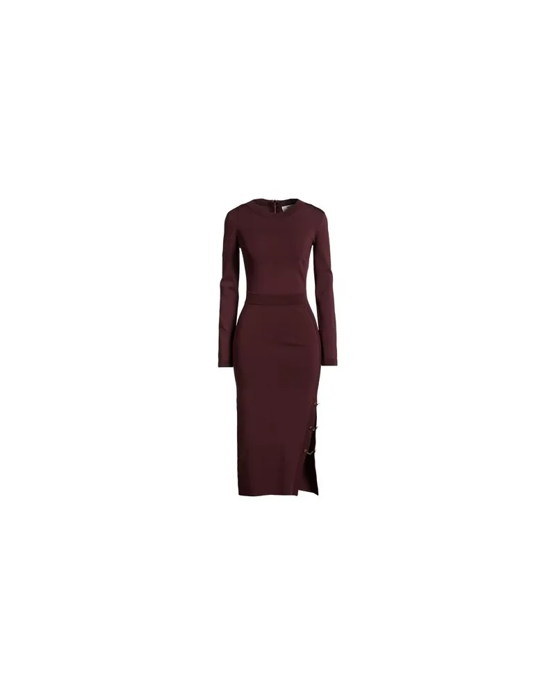 Elisabetta Franchi KLEIDER - Midi-Kleiderauf YOOX.COM Pflaume