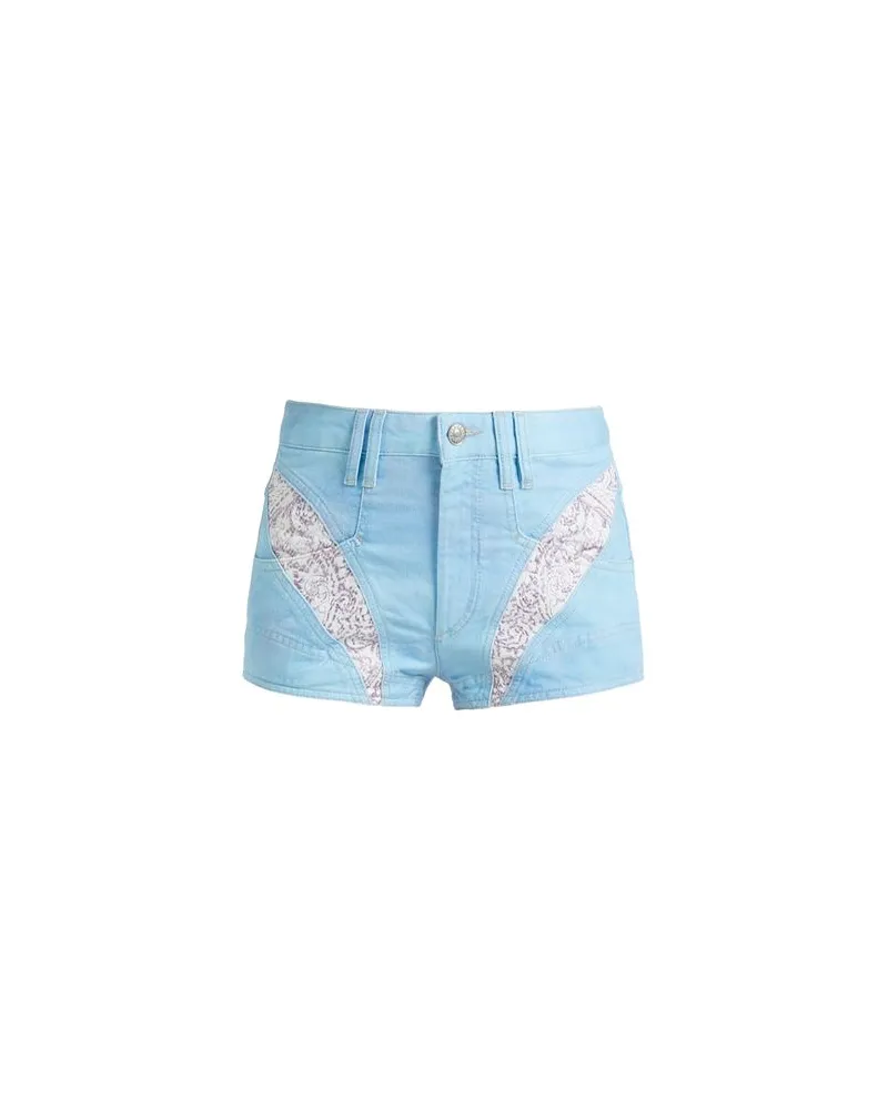 Isabel Marant HOSEN & RÖCKE - Jeansshortsauf YOOX.COM Hellblau