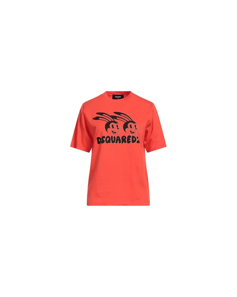 Dsquared2 TOPS - T-shirtsauf YOOX.COM Tomatenrot