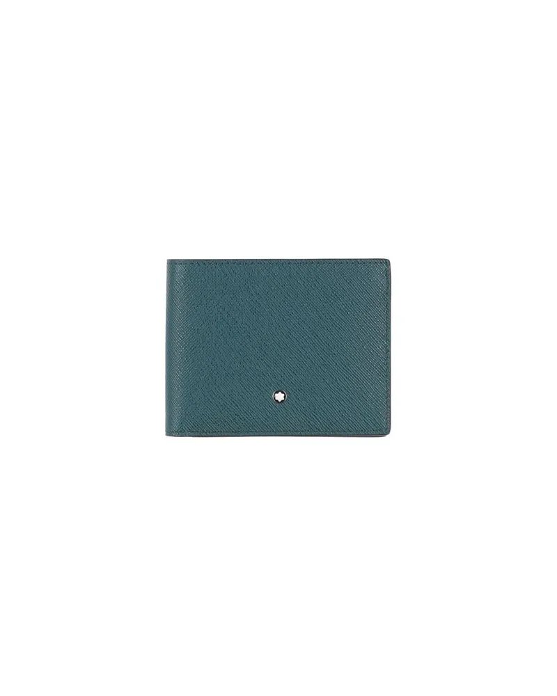 Montblanc Kleinlederwaren - Brieftaschenauf YOOX.COM Aquamarin