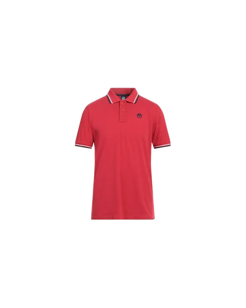 North Sails TOPS - Poloshirtsauf YOOX.COM Rot