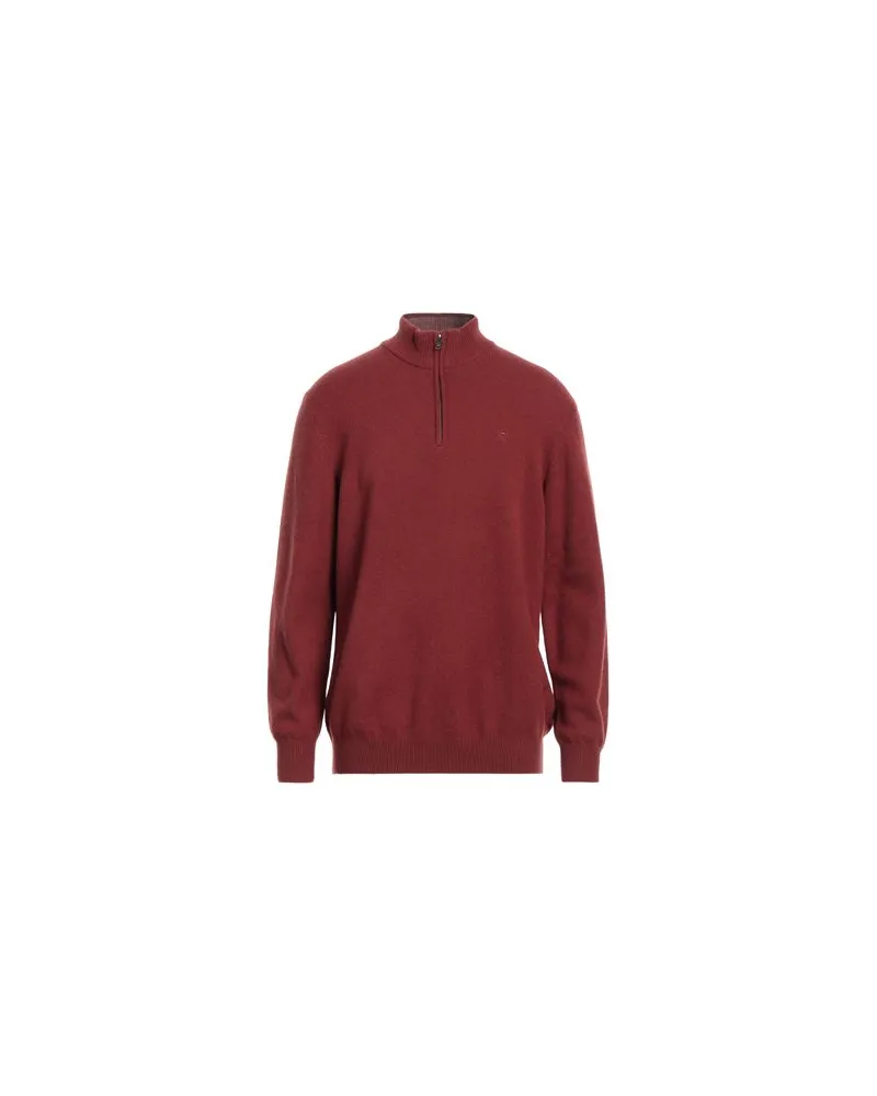 Hackett STRICKWAREN - Rollkragenpulloverauf YOOX.COM Rostrot