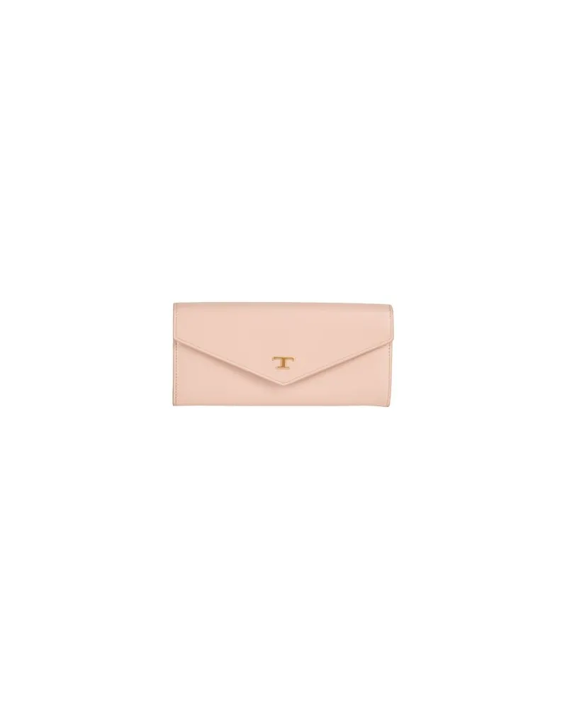 TOD'S Kleinlederwaren - Brieftaschenauf YOOX.COM Hellrosa
