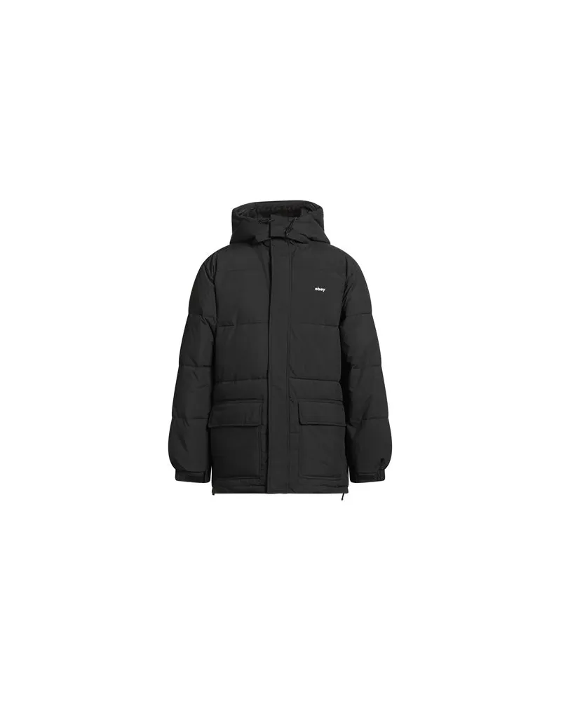 Obey JACKEN & MÄNTEL - Pufferjacken & Daunenjackenauf YOOX.COM Schwarz