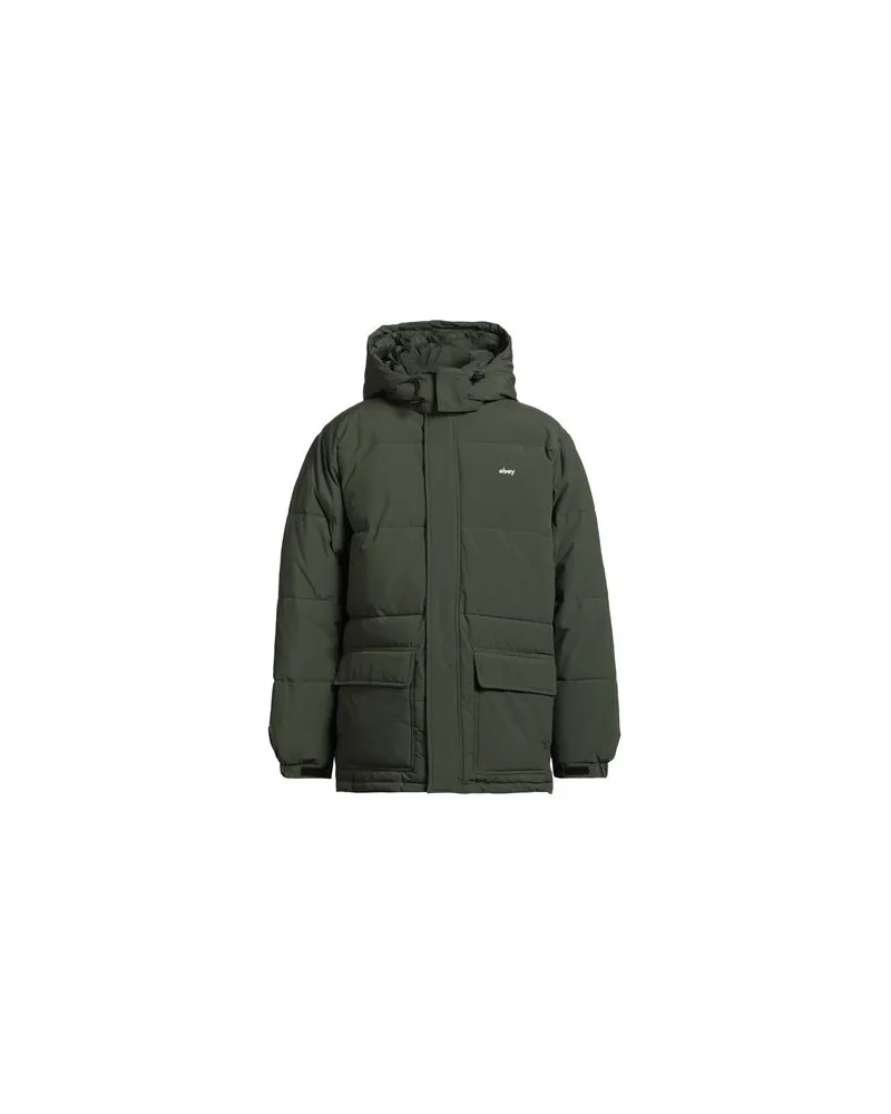 Obey JACKEN & MÄNTEL - Pufferjacken & Daunenjackenauf YOOX.COM Militärgrün