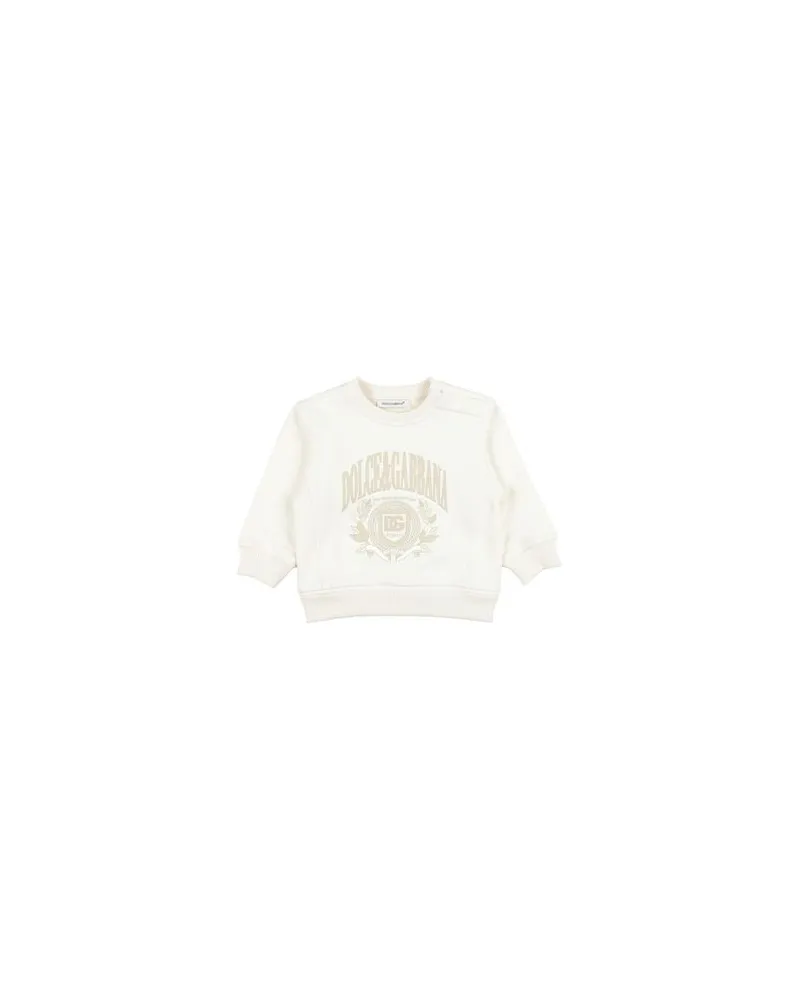 Dolce & Gabbana TOPS - Sweatshirtsauf YOOX.COM Cremeweiß