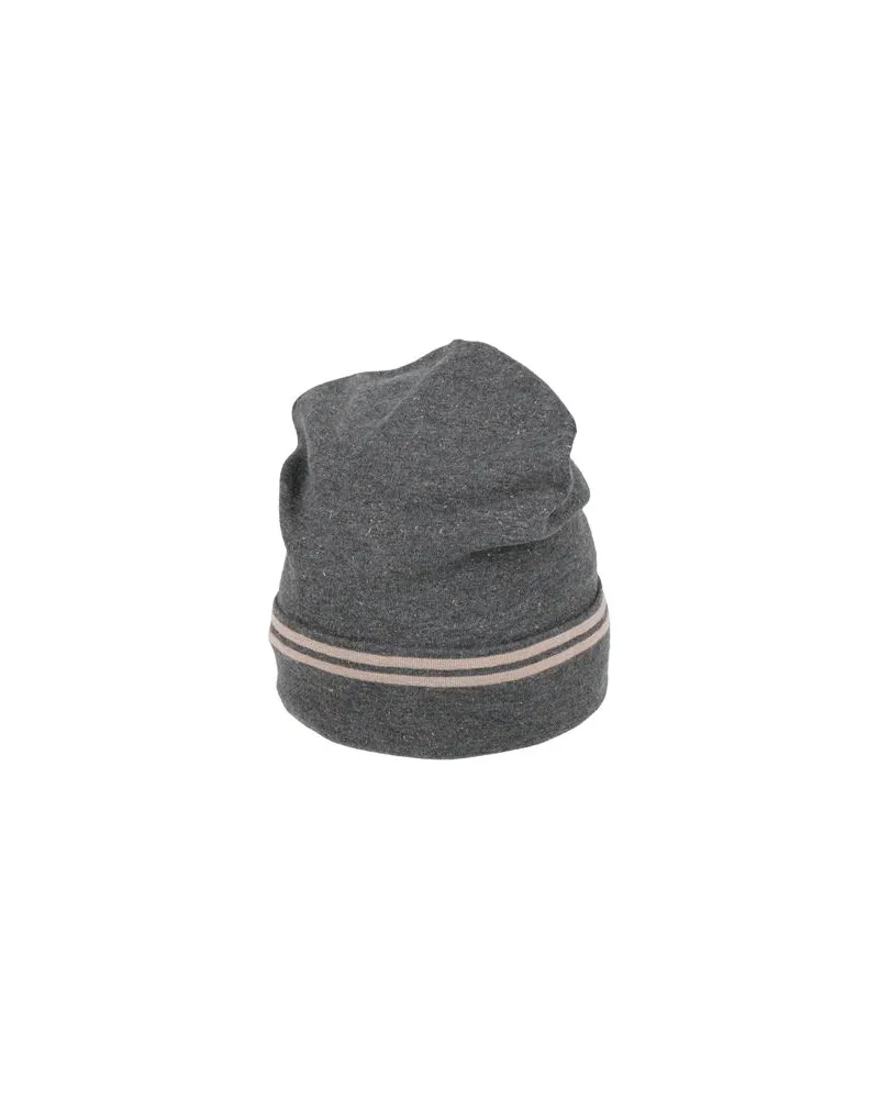 Brunello Cucinelli ACCESSOIRES - Mützen & Hüteauf YOOX.COM Braungrau