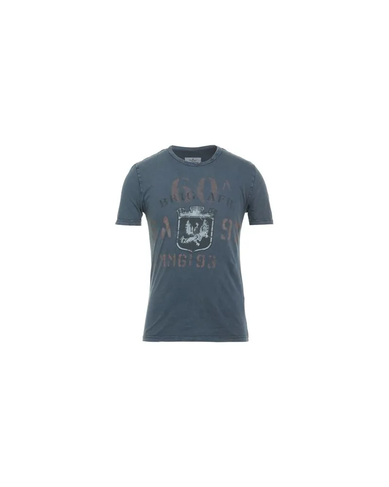 Aeronautica Militare TOPS - T-shirtsauf YOOX.COM Taubenblau