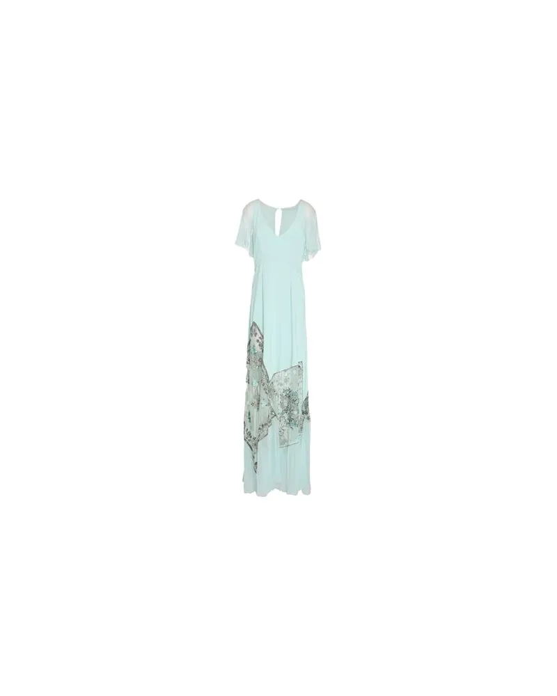 Blumarine KLEIDER - Maxi-Kleiderauf YOOX.COM Himmelblau