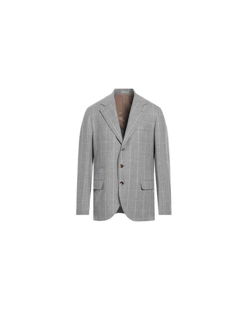 Brunello Cucinelli ANZÜGE und CO-ORDS - Blazersauf YOOX.COM Grau