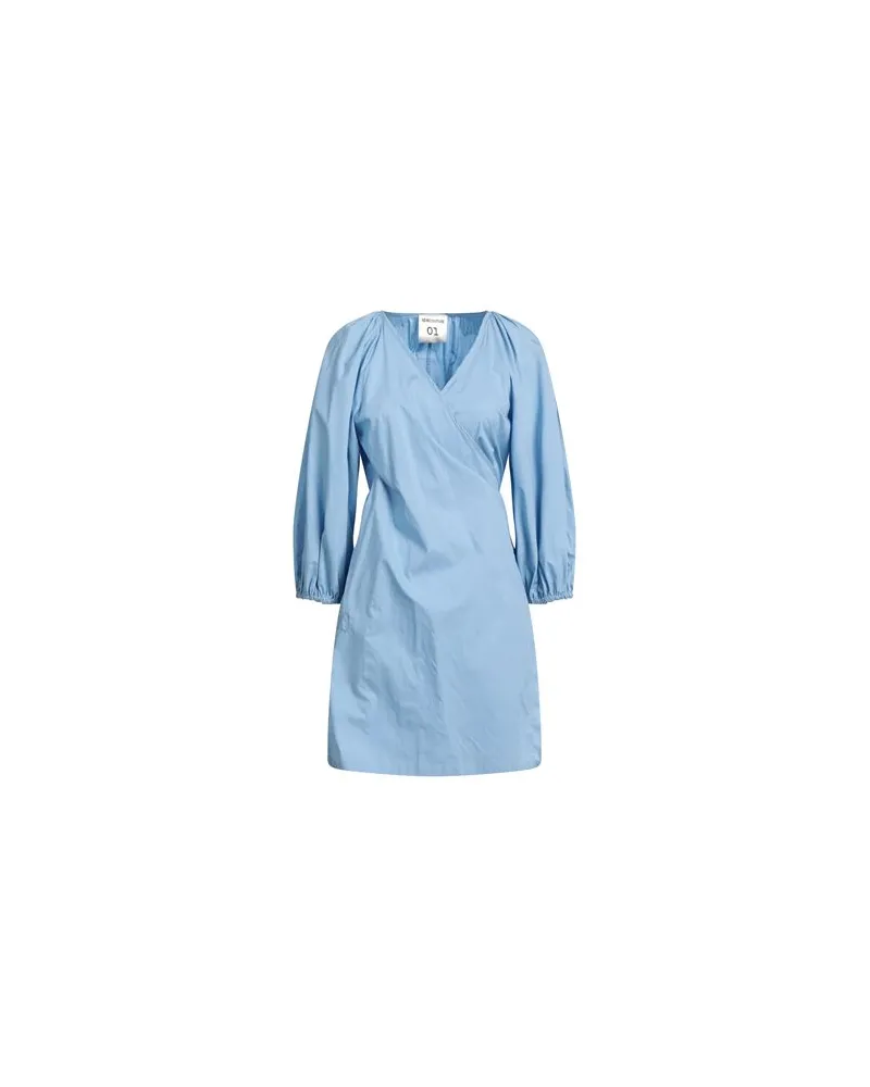 Semicouture KLEIDER - Mini-Kleiderauf YOOX.COM Himmelblau