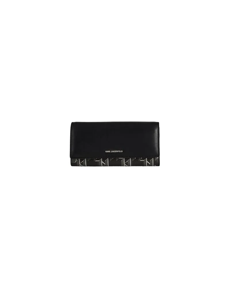 Karl Lagerfeld K/IKONIK 2.0 MONO CC CONT WLLT  - Kleinlederwaren - Brieftaschenauf YOOX.COM Schwarz