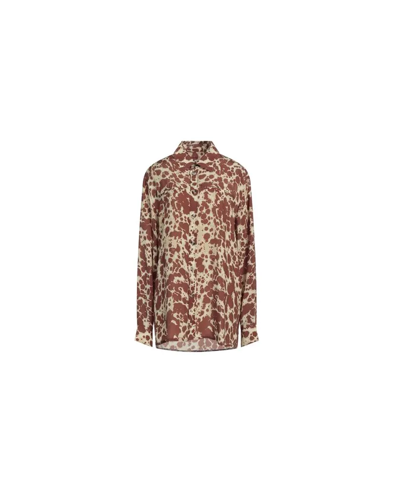 Nanushka TOPS - Hemdenauf YOOX.COM Braun