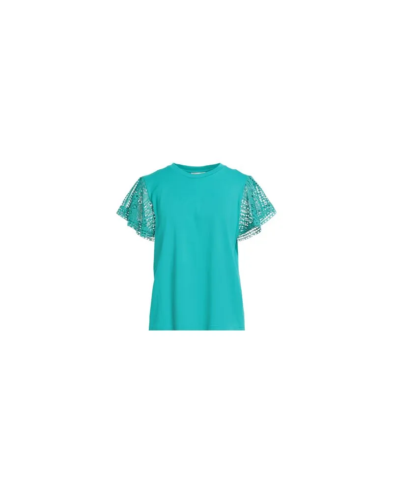 Twin-Set TOPS - T-shirtsauf YOOX.COM Tūrkis