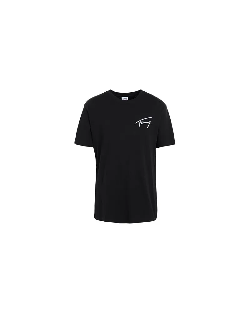 Tommy Hilfiger TJM TOMMY SIGNATURE T-SHIRT  - TOPS - T-shirtsauf YOOX.COM Schwarz