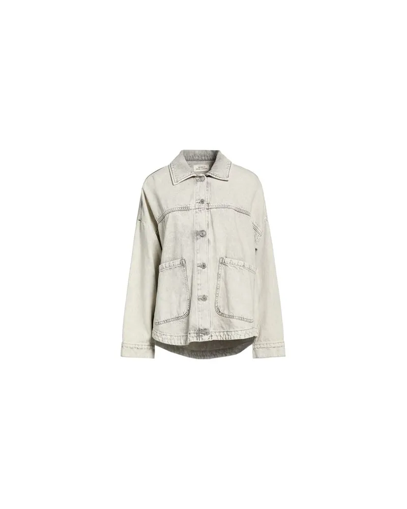 VICOLO JACKEN & MÄNTEL - Jeansjacken/Mäntelauf YOOX.COM Hellgrau