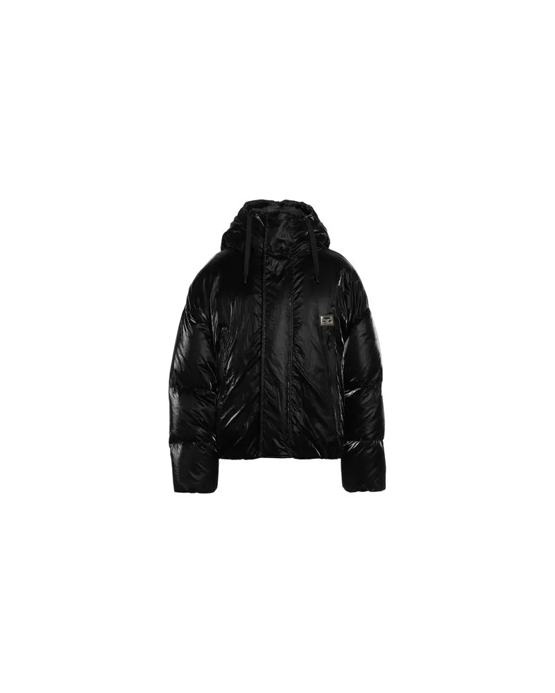 Dolce & Gabbana JACKEN & MÄNTEL - Pufferjacken & Daunenjackenauf YOOX.COM Schwarz