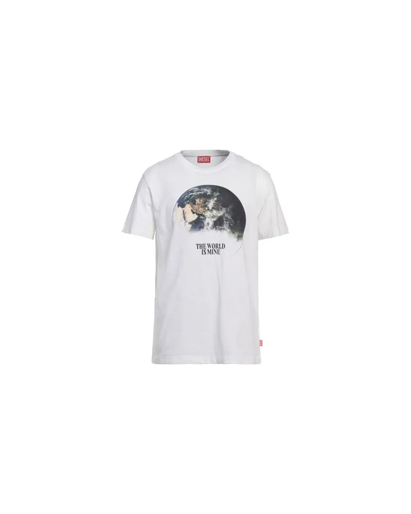 Diesel TOPS - T-shirtsauf YOOX.COM Weiß