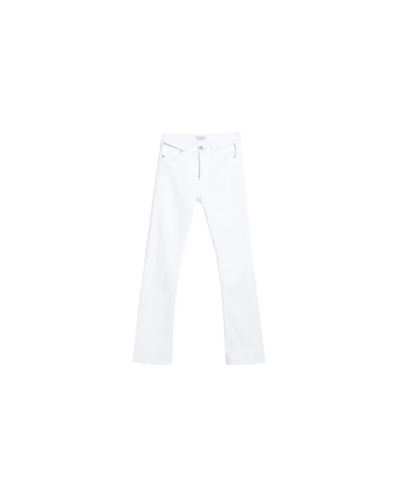 Family First HOSEN & RÖCKE - Jeanshosenauf YOOX.COM Weiß