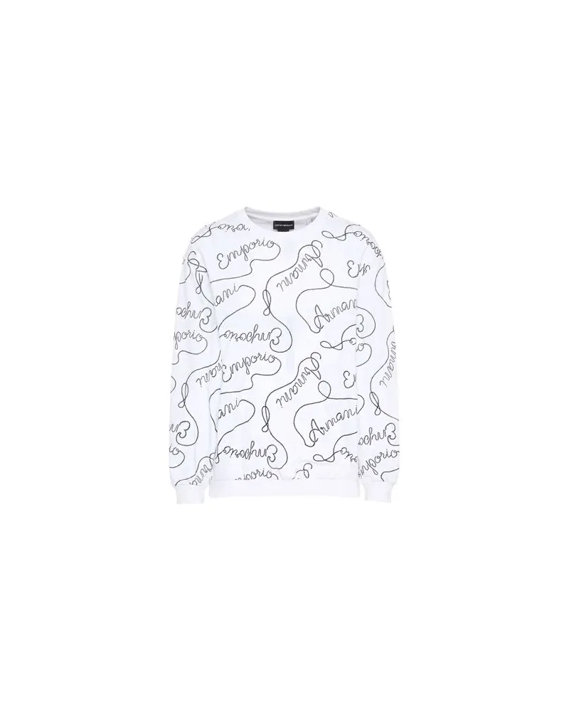 Emporio Armani TOPS - Sweatshirtsauf YOOX.COM Weiß