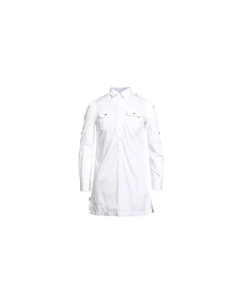 Blauer TOPS - Hemdenauf YOOX.COM Weiß