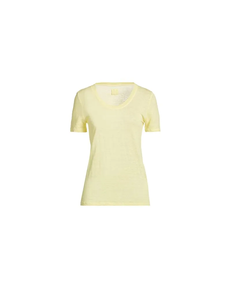 120% Lino TOPS - T-shirtsauf YOOX.COM Gelb