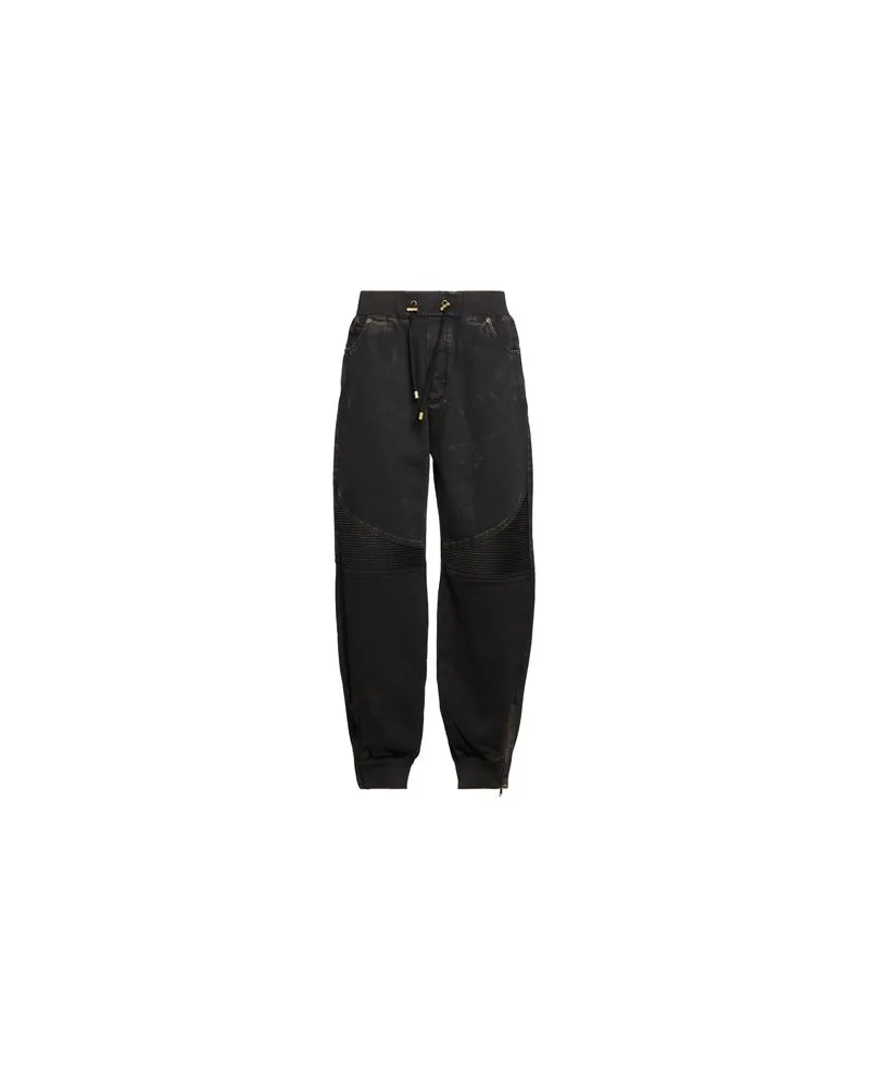 Balmain HOSEN & RÖCKE - Jeanshosenauf YOOX.COM Schwarz