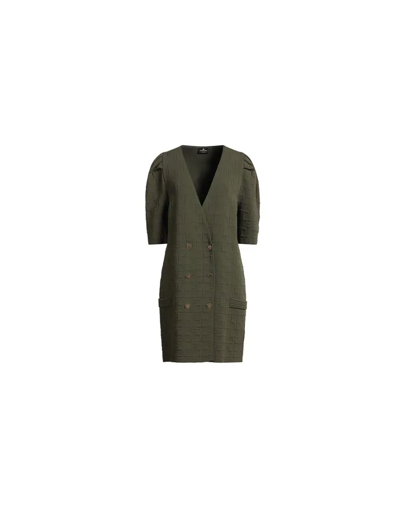 Elisabetta Franchi KLEIDER - Mini-Kleiderauf YOOX.COM Militärgrün