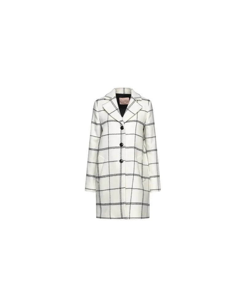 Twin-Set JACKEN & MÄNTEL - Mäntelauf YOOX.COM Weiß