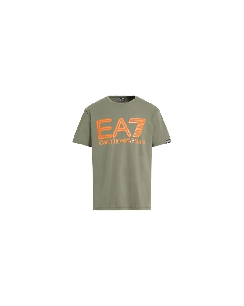EA7 TOPS - T-shirtsauf YOOX.COM Militärgrün
