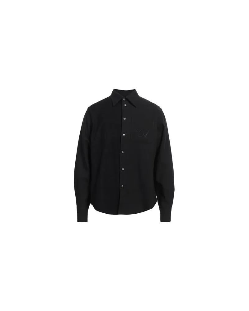 Fall Winter Spring Summer TOPS - Hemdenauf YOOX.COM Schwarz