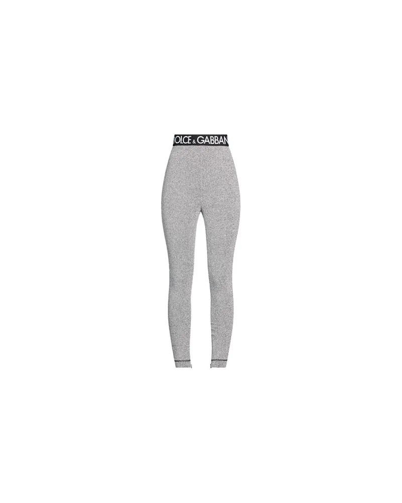 Dolce & Gabbana HOSEN & RÖCKE - Leggingsauf YOOX.COM Silber