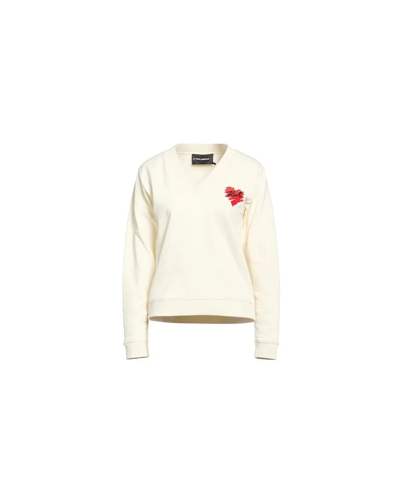 Karl Lagerfeld KARL CARES - TOPS - Sweatshirtsauf YOOX.COM Elfenbein