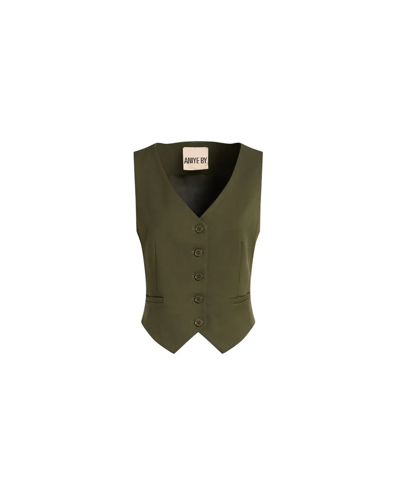 Aniye By ANZÜGE und CO-ORDS - Couture-Westenauf YOOX.COM Militärgrün