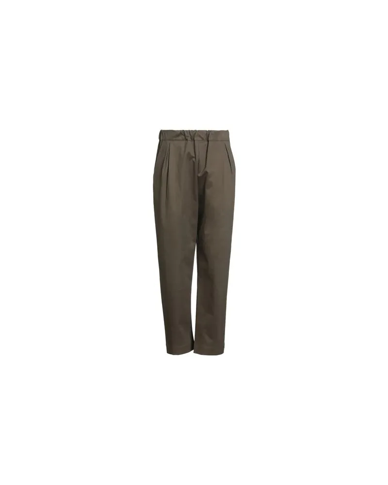 Laneus HOSEN & RÖCKE - Hosenauf YOOX.COM Militärgrün