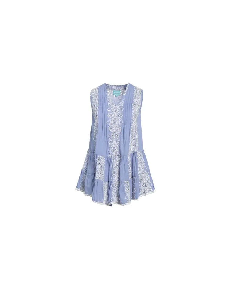 Iconique KLEIDER - Mini-Kleiderauf YOOX.COM Hellblau