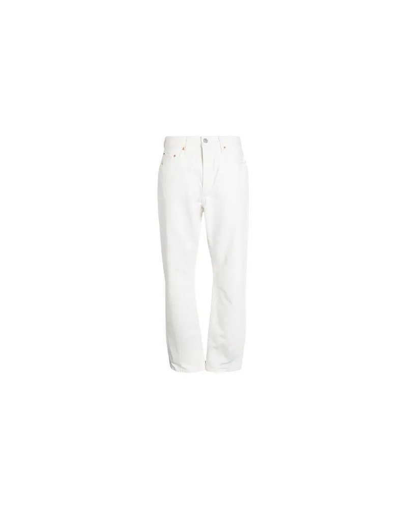 Levi's 501® JEANS FOR WOMEN WHITES	 - HOSEN & RÖCKE - Jeanshosenauf YOOX.COM Elfenbein