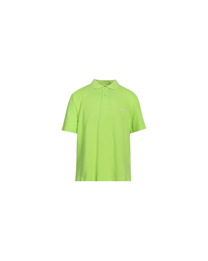 MSGM TOPS - Poloshirtsauf YOOX.COM Limettengrün