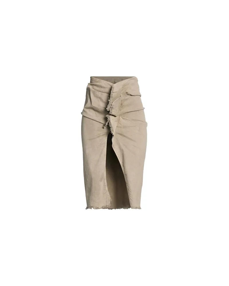DRKSHDW by Rick Owens HOSEN & RÖCKE - Jeansröckeauf YOOX.COM Khaki